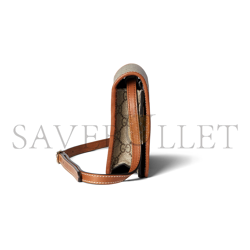 GUCCI GG EMBLEM SUPER MINI SHOULDER BAG 820688 (20*12.5*5cm) GUCCI GG EMBLEM SUPER MINI SHOULDER BAG 820688 (20*12.5*5cm)